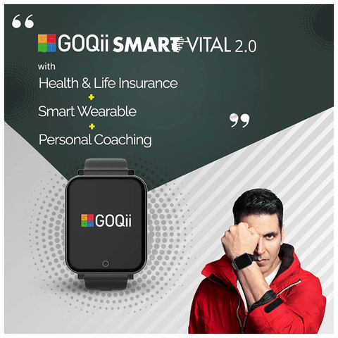Smartwatch Goqii Vital Strap Goqii Smart Smart Vital Watch Price