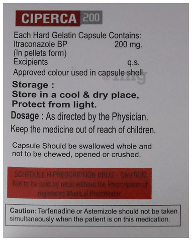 Ciperca 200 Capsule image