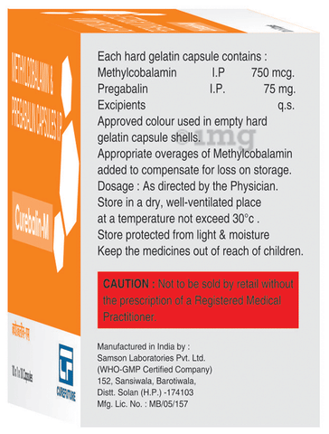 Curebalin-M Capsule image