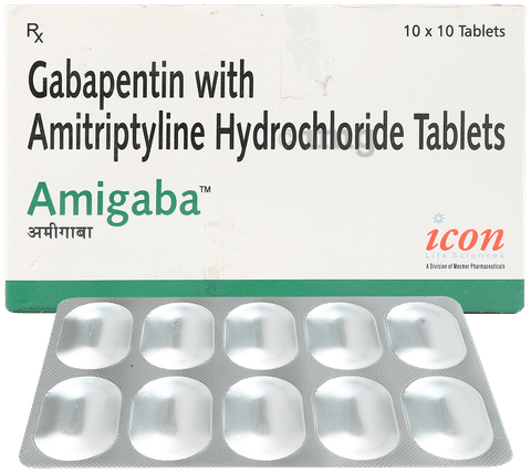 Amigaba 300 mg/10 mg Tablet