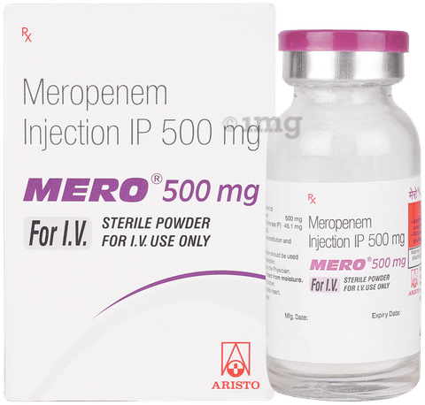 Mero 500mg Injection image Mero 500mg Injection image