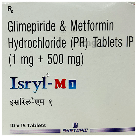 Isryl-M 1 Tablet PR image Isryl-M 1 Tablet PR image