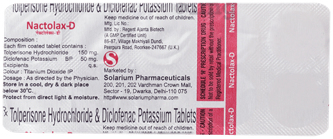 Nactolax D 150mg/50mg Tablet