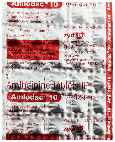 Amlodac 10 Tablet image