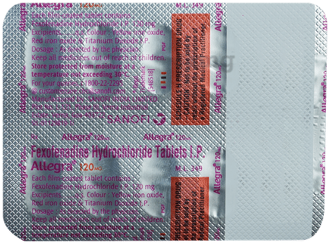 Allegra 120mg Tablet image