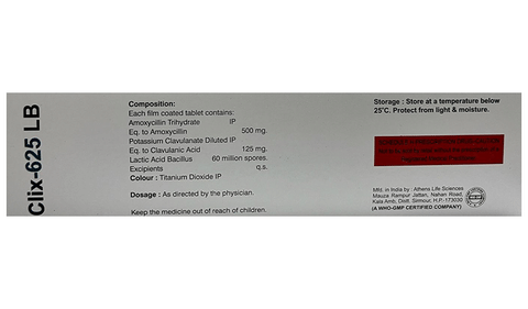 Clix 625 LB Tablet image