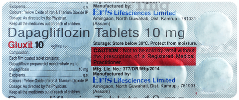 Gluxit 10mg Tablet image