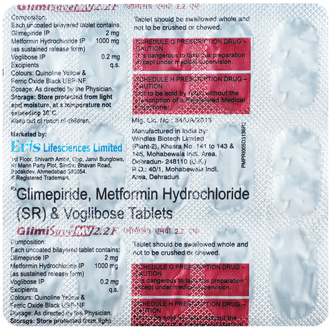 Glimisave MV 2.2F Tablet SR image