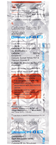 Omnicef-O 200mg Tablet image