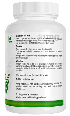 Avocare Biotech Spirulina Chlorella Capsule image