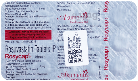 Rosycap 5 Tablet image Rosycap 5 Tablet image