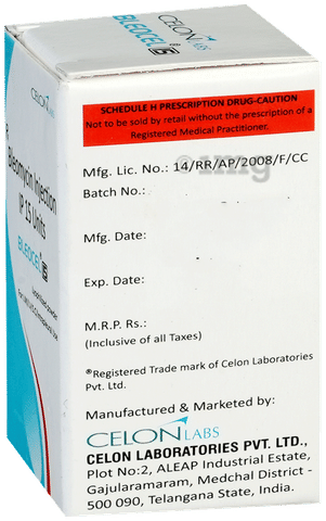 Bleocel 15IU Injection image