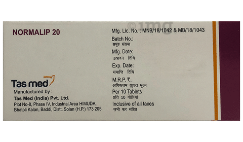 नोर्मेलिप 20mg टैबलेट image नोर्मेलिप 20mg टैबलेट image