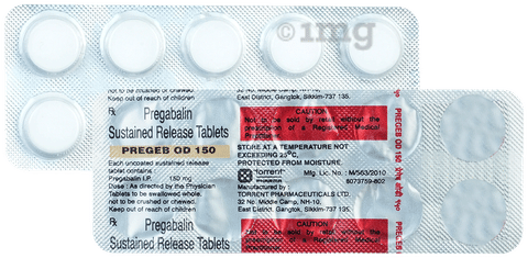 Pregeb OD 150 Tablet SR image Pregeb OD 150 Tablet SR image