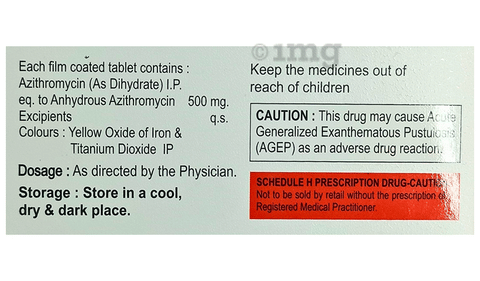 Azlin 500 Tablet image Azlin 500 Tablet image