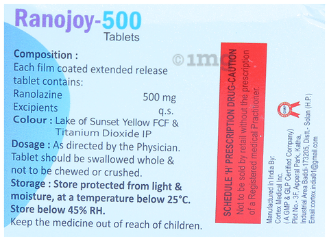 Ranojoy 500 Tablet ER image