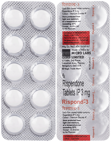 Rispond 3mg Tablet image