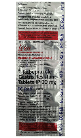 EC Rab 20mg Tablet image