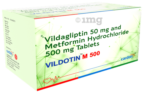 Vildotin M 500mg/50mg Tablet image Vildotin M 500mg/50mg Tablet image