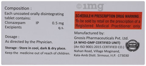 Klowin 0.5mg Tablet image