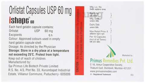 Ishape 60mg Capsule image Ishape 60mg Capsule image