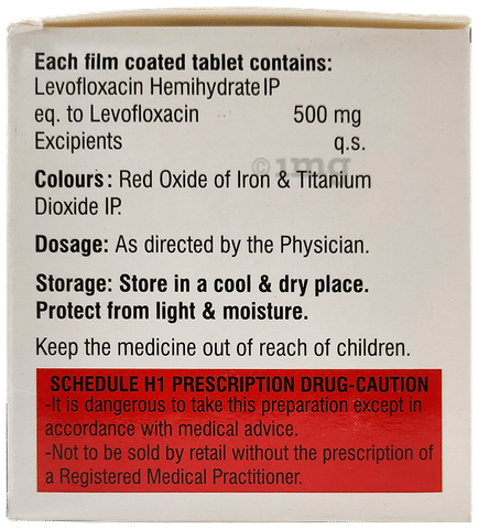 Levorit 500mg Tablet image