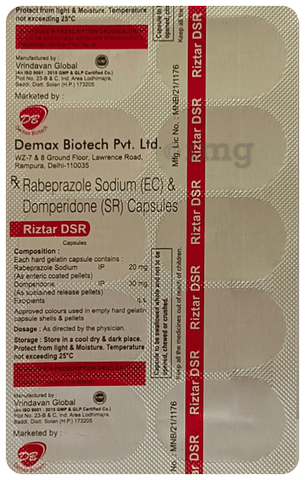 Riztar DSR Capsules image Riztar DSR Capsules image