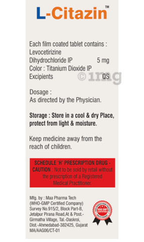 L-Citazin Tablet image
