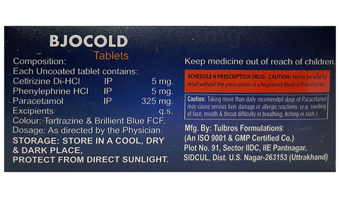 Bjocold Tablet image