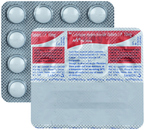 अविल एनयू 10mg टैबलेट image