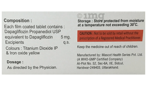 Gluside 5 Tablet image