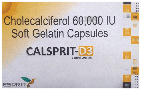 Calsprit-D3 Softgel Capsule image Calsprit-D3 Softgel Capsule image