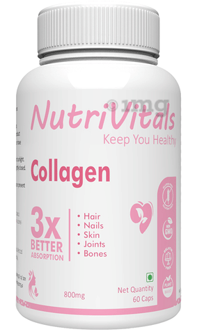 NutriVitals Collagen 3X Better Absorption Capsule 1