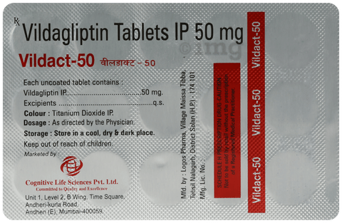 Vildact 50mg Tablet image