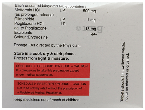 Glyphase MP 1 Tablet PR