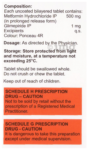 Gliplexide M1 Tablet PR image