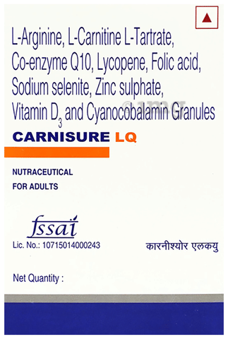 Carnisure LQ Powder ( 10gm Each ): Buy box of 10.0 gm Powder at in India | 1mg Carnisure LQ Powder ( 10gm Each ): Buy box of 10.0 gm Powder at in India | 1mg