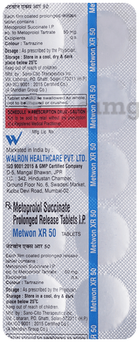 Metwon XR 50 Tablet image Metwon XR 50 Tablet image