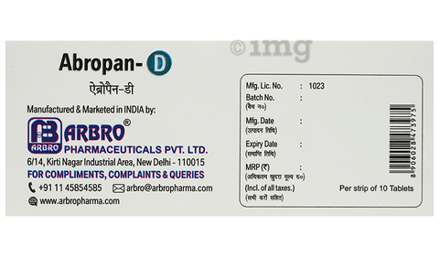 Abropan-D Tablet image