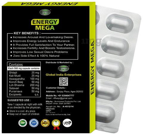 Sabates Energy Mega Capsule image Sabates Energy Mega Capsule image