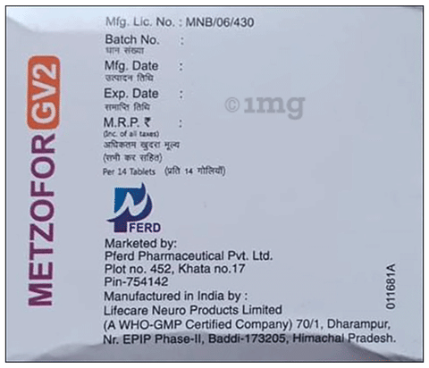 Metzofor GV2 Tablet PR image