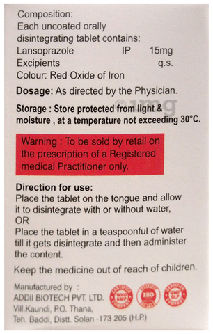 Lanbest 15 Junior Tablet MD image
