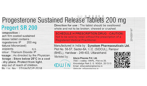 Pregert SR 200 Tablet image Pregert SR 200 Tablet image
