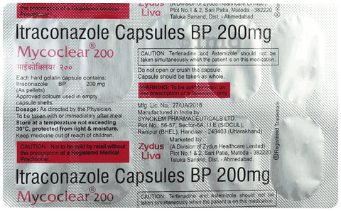 Mycoclear 200 Capsule image