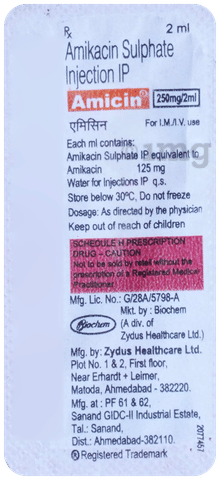 Amicin 250mg Injection image Amicin 250mg Injection image