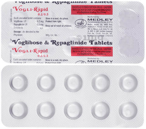 Vogli Rapid 0.5mg/0.2mg Tablet image