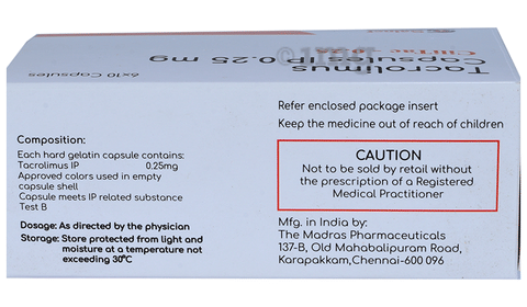 Cilitac 0.25 Capsule image