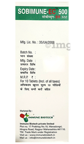 Sobimune-EC 500 Tablet image
