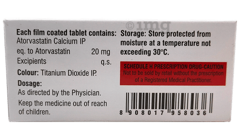 Atorford 20 Tablet image