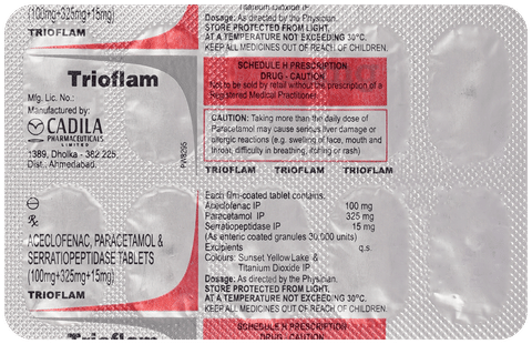 Trioflam Tablet image